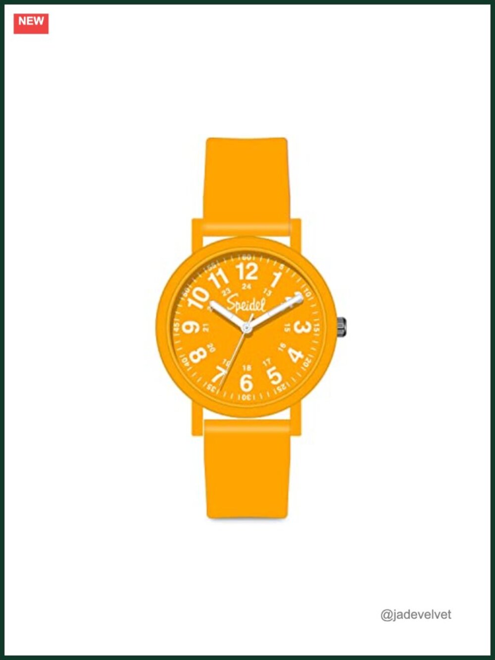 Unisex Eco Recyclable Plastic Silicone Strap 40mm Watch Easy Reader